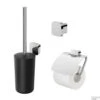 Accessoires Set Geesa Topaz Toiletborstelhouder Handdoekhaak Klein En Toiletrolhouder Chroom -Sealkin Badkamermeubilair Winkel accessoires set geesa topaz toiletborstelhouder handdoekhaak klein en toiletrolhouder chroom shop