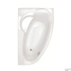 Hoekbad Allibert ZELI Rechte Hoek Asymmetrisch 175x110x53-55 Cm Wit Links