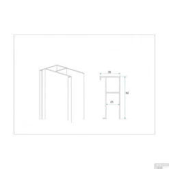 Aluminium Verbredingsprofiel Wiesbaden 3cm X 202cm -Sealkin Badkamermeubilair Winkel aluminium verbredingsprofiel wiesbaden 3cm x 202cm