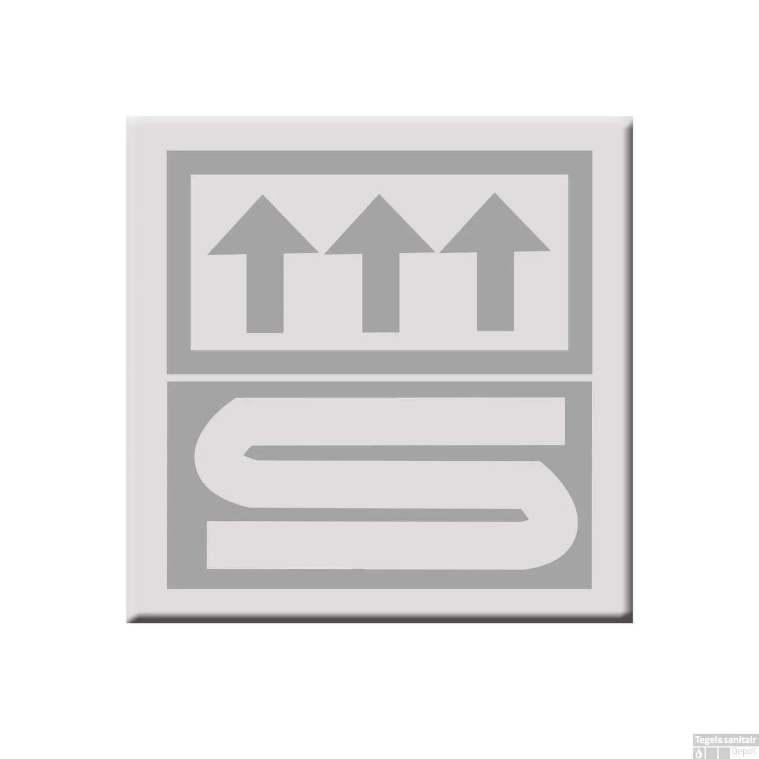 Antislip Douchemat Boss & Wessing Ludo 55 Cm Rond Wit - Afbeelding 4