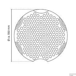 Antislip Douchemat Wiesbaden Ridder Tecnoplus 55 Cm Rond Grijs -Sealkin Badkamermeubilair Winkel antislip douchemat wiesbaden ridder tecnoplus 55 cm rond grijs tech