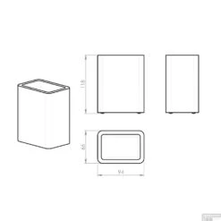 Tandenborstelhouder Sapho Aries Vrijstaand 11.8x9.4x6.6 Cm Polyresin Antraciet -Sealkin Badkamermeubilair Winkel ar9885 tandenborstelhouder sapho aries vrijstaand 11.8x9.4x6.6 cm polyresin antraciet 2