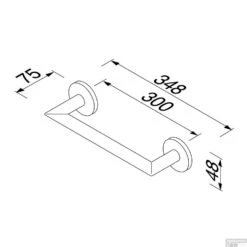 Badgreep Geesa Nemox 30 Cm Hoekig RVS 9 Badgreep Geesa Nemox 30 Cm Hoekig RVS -Sealkin Badkamermeubilair Winkel badgreep geesa nemox 30 cm hoekig rvs tech