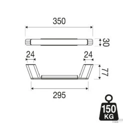 Badgreep Geesa Shift 30 Cm Geborsteld Goud -Sealkin Badkamermeubilair Winkel badgreep geesa shift 30 cm geborsteld goud tech 2