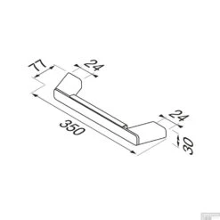 Badgreep Geesa Shift 30 Cm Geborsteld RVS -Sealkin Badkamermeubilair Winkel badgreep geesa shift 30 cm geborsteld rvs tech