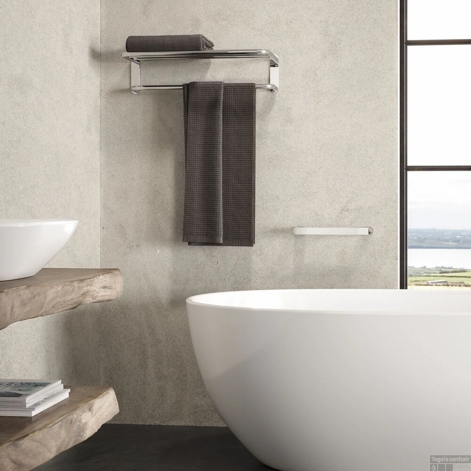 Badgreep Geesa Wynk 30 Cm Chroom 5 Badgreep Geesa Wynk 30 Cm Chroom - Afbeelding 3