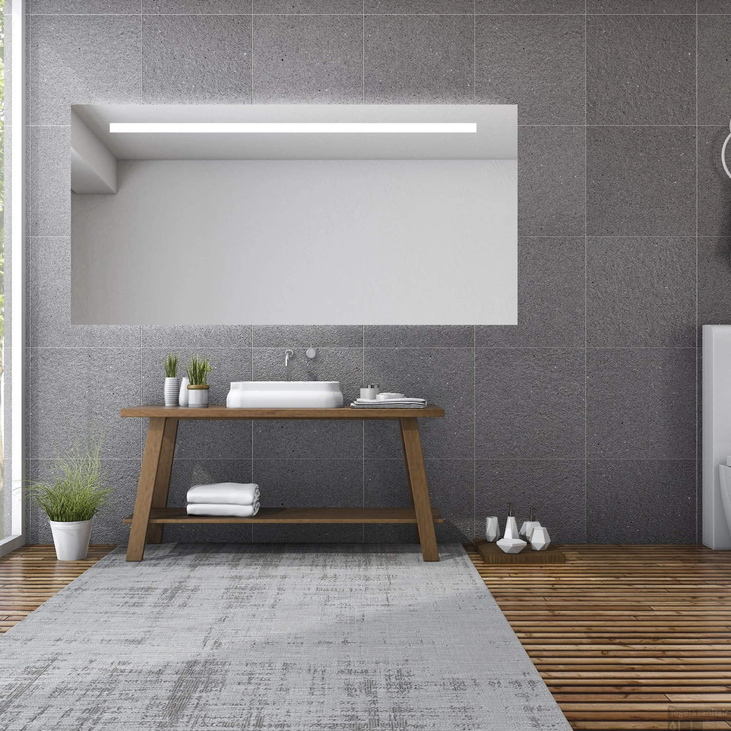 BWS Badkamerspiegel | Spark | Met LED Verlichting | 120x70cm 4 BWS Badkamerspiegel | Spark | Met LED Verlichting | 120x70cm - Afbeelding 2