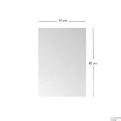 Badkamerspiegel Sanicare Q40 Inclusief Bevestigingsset 80x40 Cm 7 Badkamerspiegel Sanicare Q40 Inclusief Bevestigingsset 80x40 Cm -Sealkin Badkamermeubilair Winkel badkamerspiegel q40 80x40 cm tech