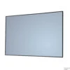 Badkamerspiegel Sanicare Q-Mirrors 70x70x2cm Zwart -Sealkin Badkamermeubilair Winkel badkamerspiegel q sanicare 70x70cm zwart shop