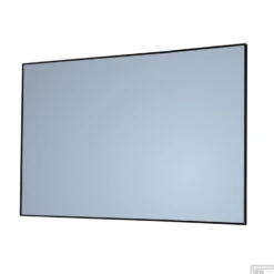 Badkamerspiegel Sanicare Q-Mirrors 70x70x2cm Zwart
