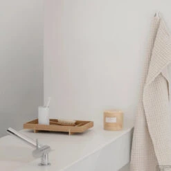 Badlaken Blomus Caro 70 X 140 CM Micro Chip -Sealkin Badkamermeubilair Winkel badlaken blomus caro 70 x 140 cm micro chip sfeer1