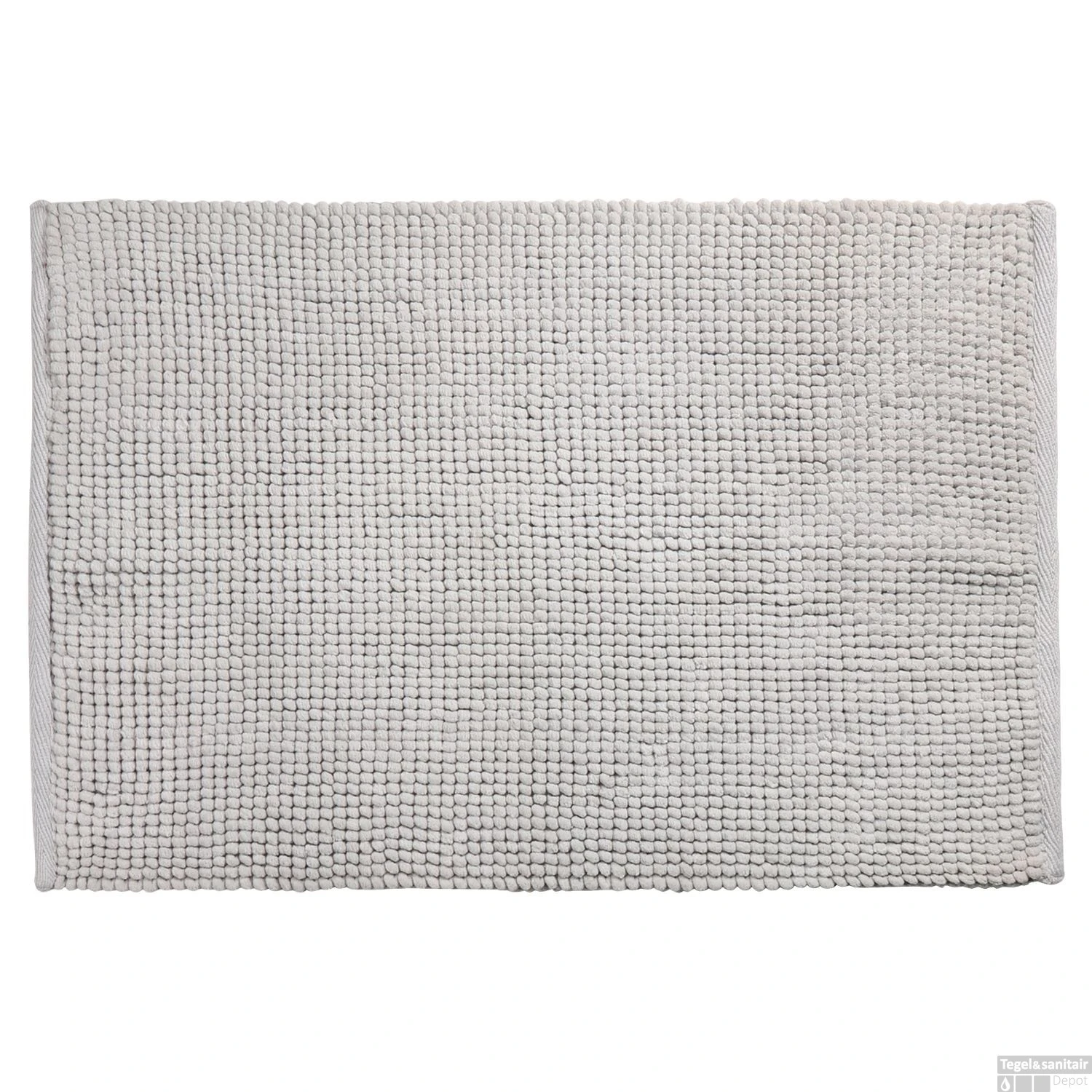 Badmat Differnz Candore 50x80 Cm Met Antislip Microfiber Licht Grijs