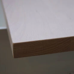 Badplank Gliss Shelf Recht 100 Cm Massief Eikenhout Wit Olie -Sealkin Badkamermeubilair Winkel badplank gliss shelf6