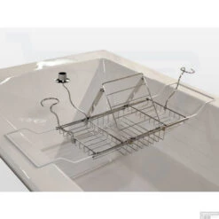 Badrek Uitschuifbaar Boss & Wessing Chroom -Sealkin Badkamermeubilair Winkel badrek uitschuifbaar boss wessing chroom detail1