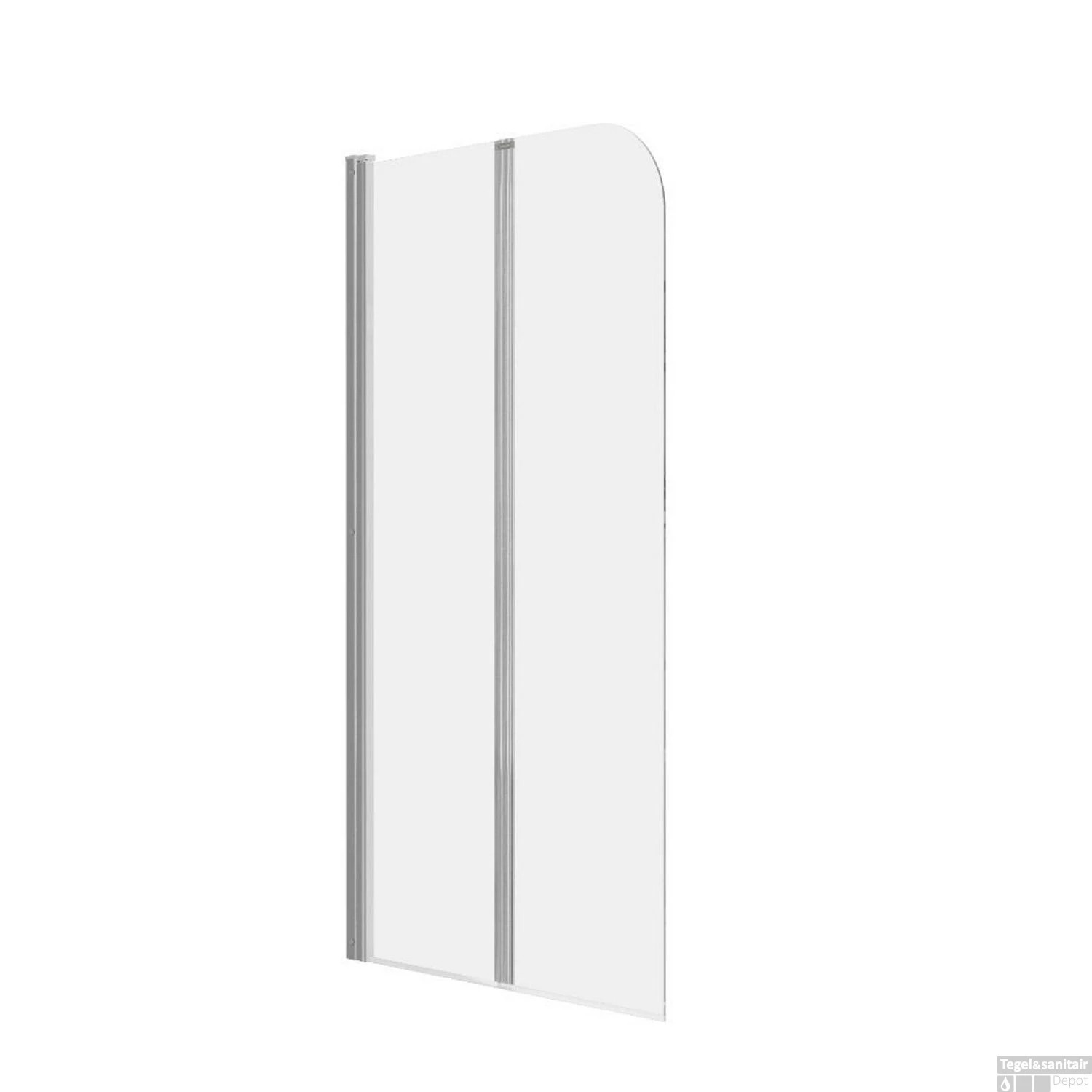 Badwand Allibert Kordo 80-82x140 Cm Chroom 3 Badwand Allibert Kordo 80-82x140 Cm Chroom