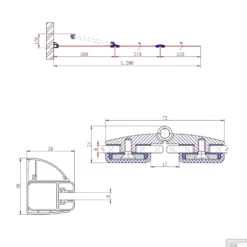 Badwand Boss & Wessing Bibi Recht 120x140cm Scharnierend 3-delig Omkeerbaar 6mm -Sealkin Badkamermeubilair Winkel badwand boss wessing bibi recht 120x140cm scharnierend 3 delig omkeerbaar 6mm tech