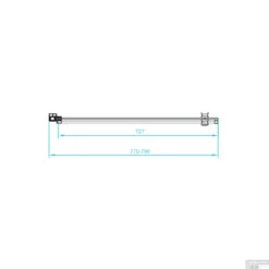 Badwand Van Rijn ST02 Klapwand 80x150 Cm Helder Glas 6 Mm Chroom -Sealkin Badkamermeubilair Winkel badwand van rijn st02 klapwand 80x150 cm helder glas 6 mm chroom tech
