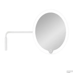 Led Cosmeticaspiegel Blomus Modo Met Muurbeugel Wit