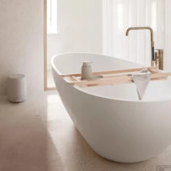 Pedaalemmer Blomus Sono Moonbeam 3 Liter Creme -Sealkin Badkamermeubilair Winkel blomus pedaalemmer sono moonbeam 3 liter sfeer1