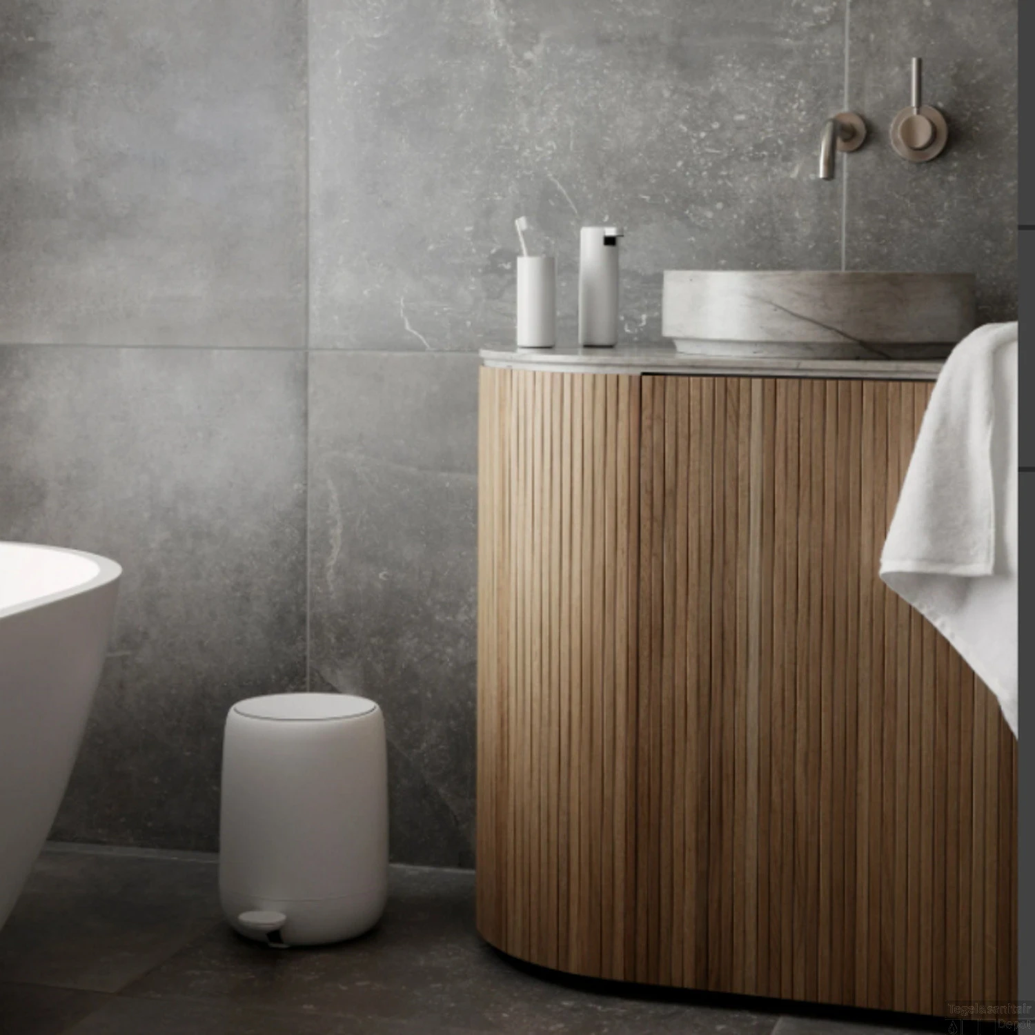 Tandenborstelbeker Blomus Modo Wit 4 Tandenborstelbeker Blomus Modo Wit - Afbeelding 2