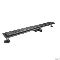 Douchegoot Boss & Wessing Colorato Compleet 100cm Geborsteld Gunmetal