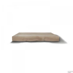 Bovenblad BWS Eiken Massief Hout Zonder Boomschors 80 Cm Olie Wit