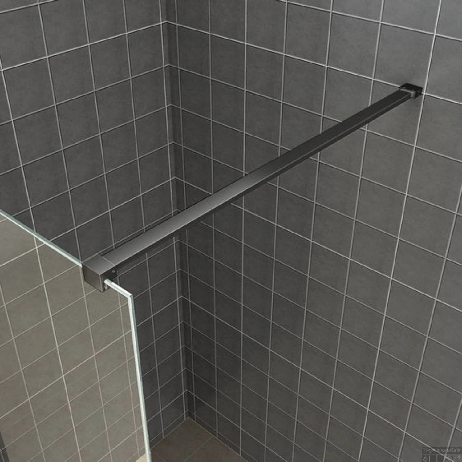 BWS Profielset Met Stabilisatiestang Pro Line 120 Cm Mat Zwart 3 BWS Profielset Met Stabilisatiestang Pro Line 120 Cm Mat Zwart