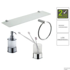 Complete Toiletset Grohe Basic Chroom