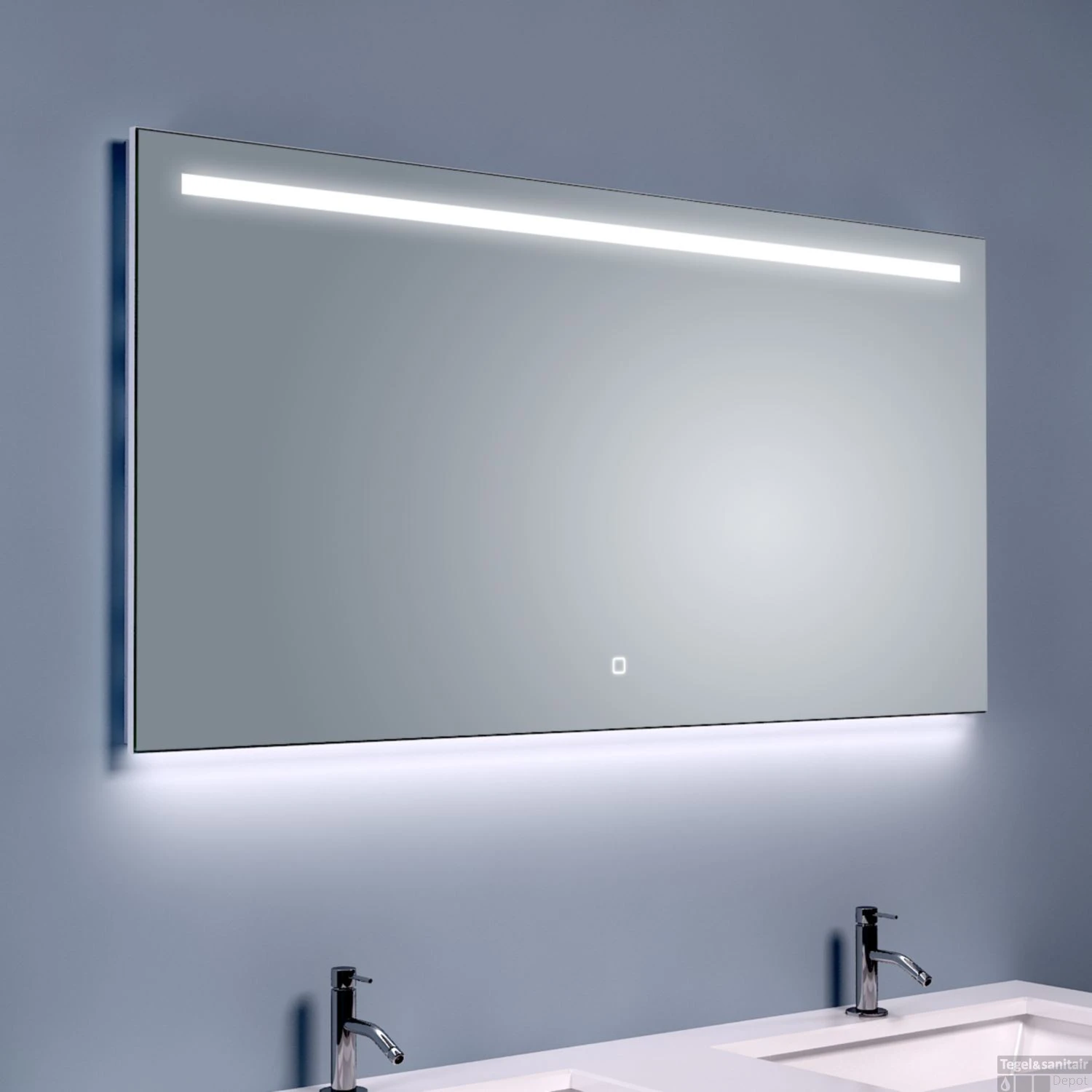 BWS Ambi Two LED Spiegel Dimbaar Condensvrij 140x60 Cm 3 BWS Ambi Two LED Spiegel Dimbaar Condensvrij 140x60 Cm
