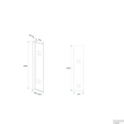 BWS Apollo Zijwand Met Muurprofiel 30x200 Cm 10mm NANO Glas -Sealkin Badkamermeubilair Winkel bws apollo zijwand met muurprofiel 30x200 cm 10mm nano glas tech