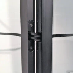 BWS Douchecabine Frame 80x140 Cm 8 Mm NANO Glas Mat Zwart Raster -Sealkin Badkamermeubilair Winkel bws douchecabine frame mat zwart raster sfeer3 21