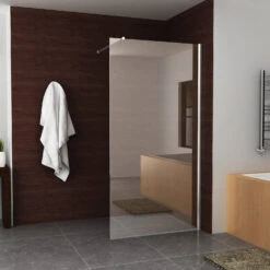 BWS Eco Inloopdouche Met Muurprofiel 120x200 Cm 8mm NANO Coating