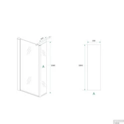 BWS Eco Zijwand Met Hoekprofiel 30x200cm NANO Coating 8mm 7 BWS Eco Zijwand Met Hoekprofiel 30x200cm NANO Coating 8mm -Sealkin Badkamermeubilair Winkel bws eco zijwand met hoekprofiel 30x200cm nano coating 8mm tech 2