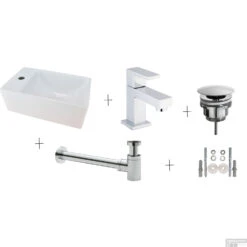 BWS Fonteinkraan One Pack Blong XXS Links -Sealkin Badkamermeubilair Winkel bws fonteinkraan one pack blong xxs links shop