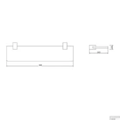 BWS Glazen Planchet Ida Chroom -Sealkin Badkamermeubilair Winkel bws glazen planchet ida chroom tech