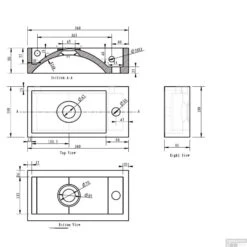 BWS Hardsteen Fontein Zwart 36x18x9 Cm (Kraangat Rechts) 7 BWS Hardsteen Fontein Zwart 36x18x9 Cm (Kraangat Rechts) -Sealkin Badkamermeubilair Winkel bws hardsteen fontein zwart 36x18x9 cm kraangat rechts tech