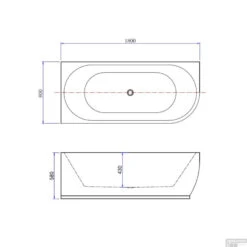 BWS Hoekbad Links | 180x80cm | Met Waste| Acryl Wit 9 BWS Hoekbad Links | 180x80cm | Met Waste| Acryl Wit -Sealkin Badkamermeubilair Winkel bws hoekbad links 180x80 acryl wit met waste tech