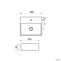 BWS Keramische Fontein Mini 28x24.5x9 Cm -Sealkin Badkamermeubilair Winkel bws keramische fontein mini 28x24.5x9 cm tech