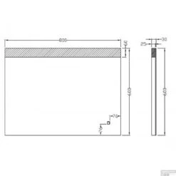 BWS Dimbare LED Spiegel Enkel 80x60 Cm (condensvrij) -Sealkin Badkamermeubilair Winkel bws led spiegel single dimbare 80x60 cm condensvrij tech