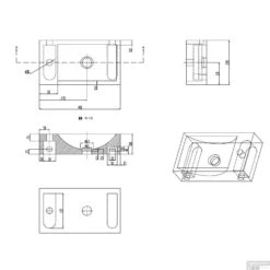 BWS Natuursteen Fontein Zwart 40x22x10 Cm (Kraangat Links) 15 BWS Natuursteen Fontein Zwart 40x22x10 Cm (Kraangat Links) -Sealkin Badkamermeubilair Winkel bws natuursteen fontein zwart 40x22x10 cm kraangat links tech