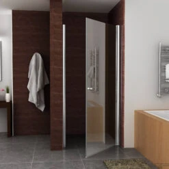 BWS Nisdeur Met Middenband 70x200cm 8mm NANO Coating Rechts -Sealkin Badkamermeubilair Winkel bws nisdeur met middenband nano coating 4