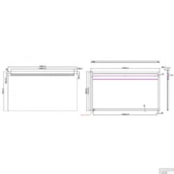 BWS LED Spiegel Liga Met Lichtschakelaar 140x80x3.1 Cm (incl Bevestigingsmateriaal) -Sealkin Badkamermeubilair Winkel bws spiegel tigris met led verlichting 140x80 tech