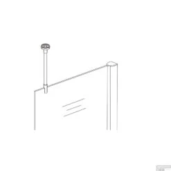 BWS Plafond Stabilisatiestang Rond 100 Cm Inkortbaar Chroom 12 BWS Plafond Stabilisatiestang Rond 100 Cm Inkortbaar Chroom -Sealkin Badkamermeubilair Winkel bws stabilisatiestang plafond rond 100 cm inkortbaar chroom tech1