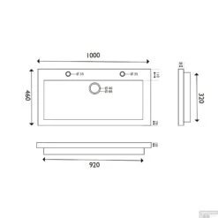 BWS Wastafel Hardsteen 100x46x5 Cm 2 Kraangaten Mat Zwart 7 BWS Wastafel Hardsteen 100x46x5 Cm 2 Kraangaten Mat Zwart -Sealkin Badkamermeubilair Winkel bws wastafel hardsteen 100x46x5 cm 2 kraangaten mat zwart tech