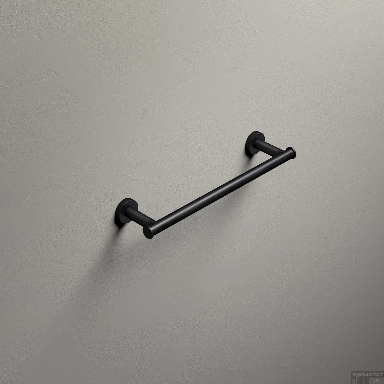 Handdoekhouder Hotbath Cobber 34 Cm Mat Zwart 3 Handdoekhouder Hotbath Cobber 34 Cm Mat Zwart