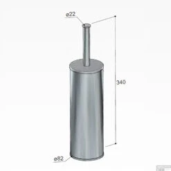 Toiletborstelgarnituur Hotbath Cobber Vrijstaand Gepolijst Messing PVD -Sealkin Badkamermeubilair Winkel cba12nbp toiletborstelgarnituur hotbath cobber vrijstaand gepolijst messing pvd tech