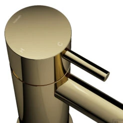 Hoekdraadkorf Hotbath Cobber Dubbel Wandmodel Gepolijst Messing PVD -Sealkin Badkamermeubilair Winkel cba14nbp hoekdraadkorf hotbath cobber dubbel wandmodel gepolijst messing pvd 1