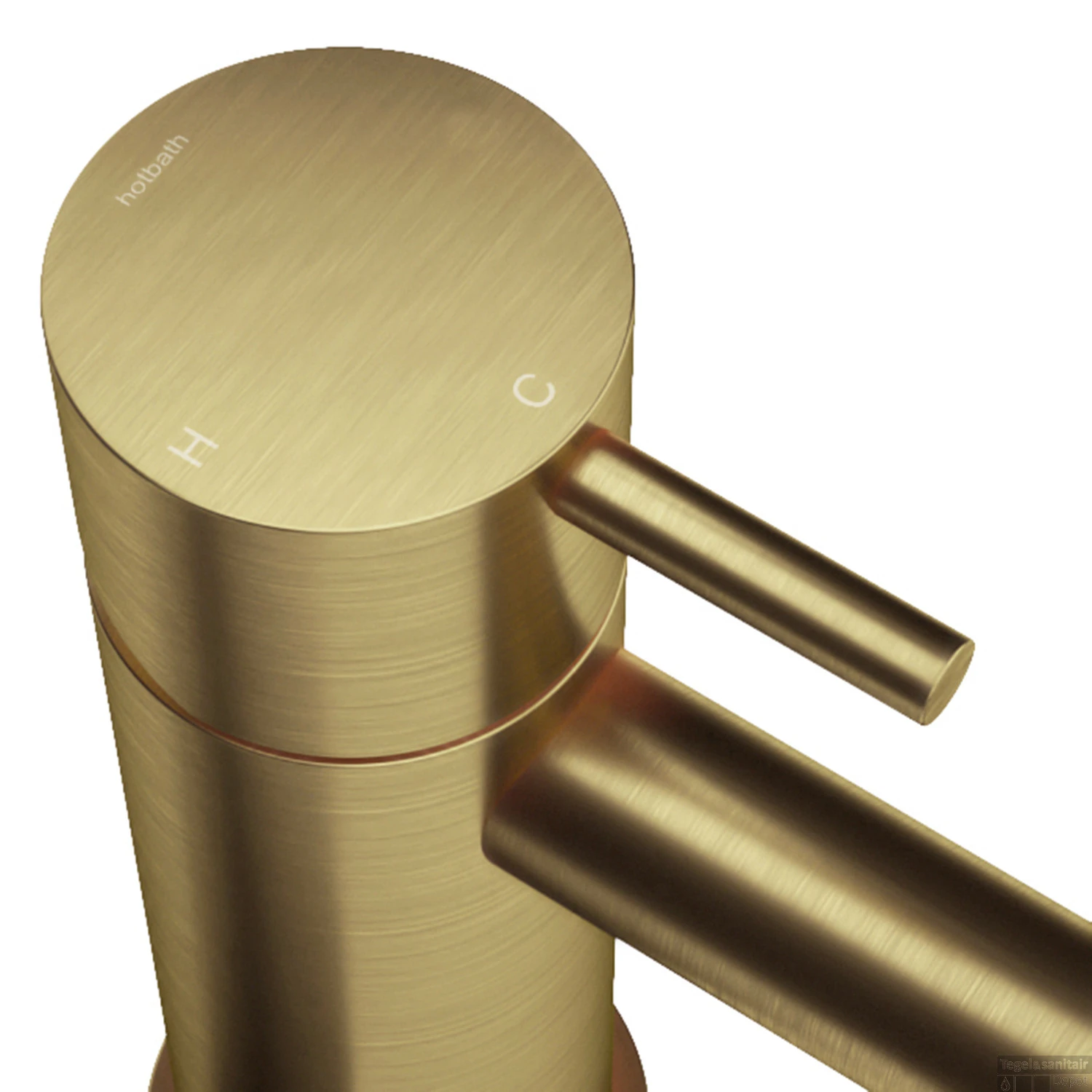 Badgreep Hotbath Cobber Geborsteld Messing PVD 4 Badgreep Hotbath Cobber Geborsteld Messing PVD - Afbeelding 2