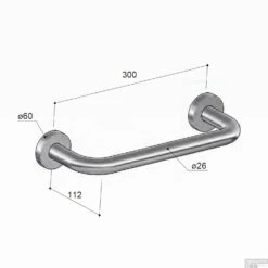 Badgreep Hotbath Cobber Mat Zwart -Sealkin Badkamermeubilair Winkel cba16bl badgreep hotbath cobber mat zwart tech
