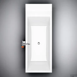 Clou Wash Me Vrijstaand Ligbad Incl Plug En Overloop En Sifon Wit Acryl 220x85x54cm -Sealkin Badkamermeubilair Winkel cl 05.50010 h